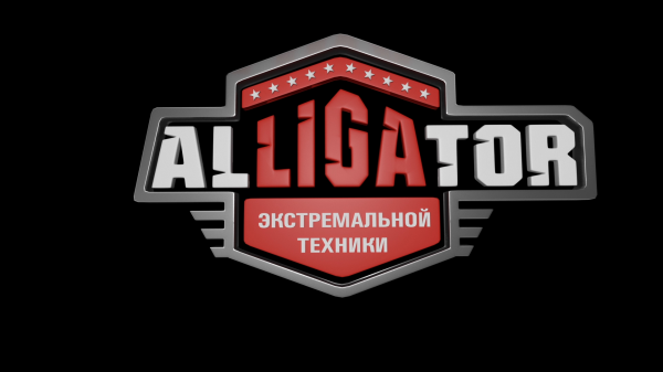 Логотип компании Аллигатор, ЛИГА экстремальной техники
