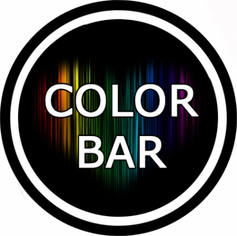 Логотип компании COLOR BAR салон окрашиваний волос