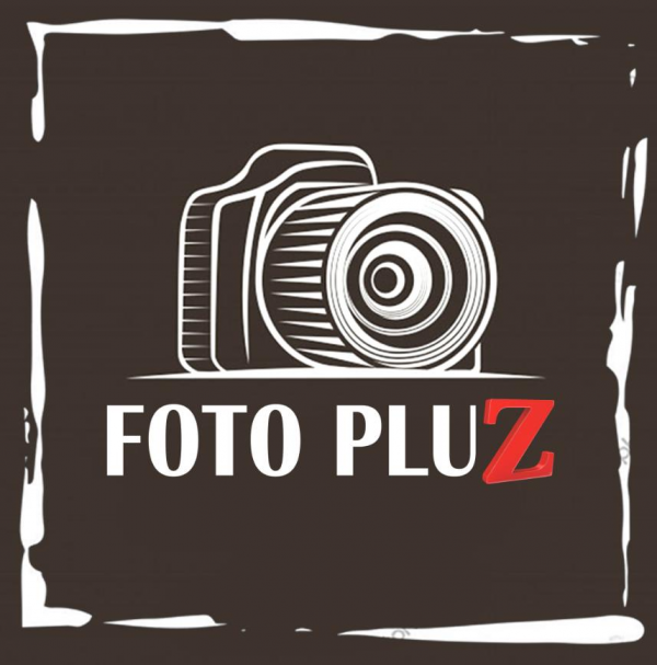 Логотип компании «FOTO PLUZ» – фото и товары для праздника