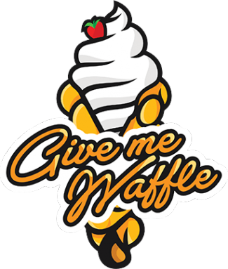 Логотип компании Give me Waffle